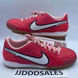 Nike Legend 9 Academy Turf Siren Red Pink Indoor Soccer DA1190-618 Men’s Sz 6.5
